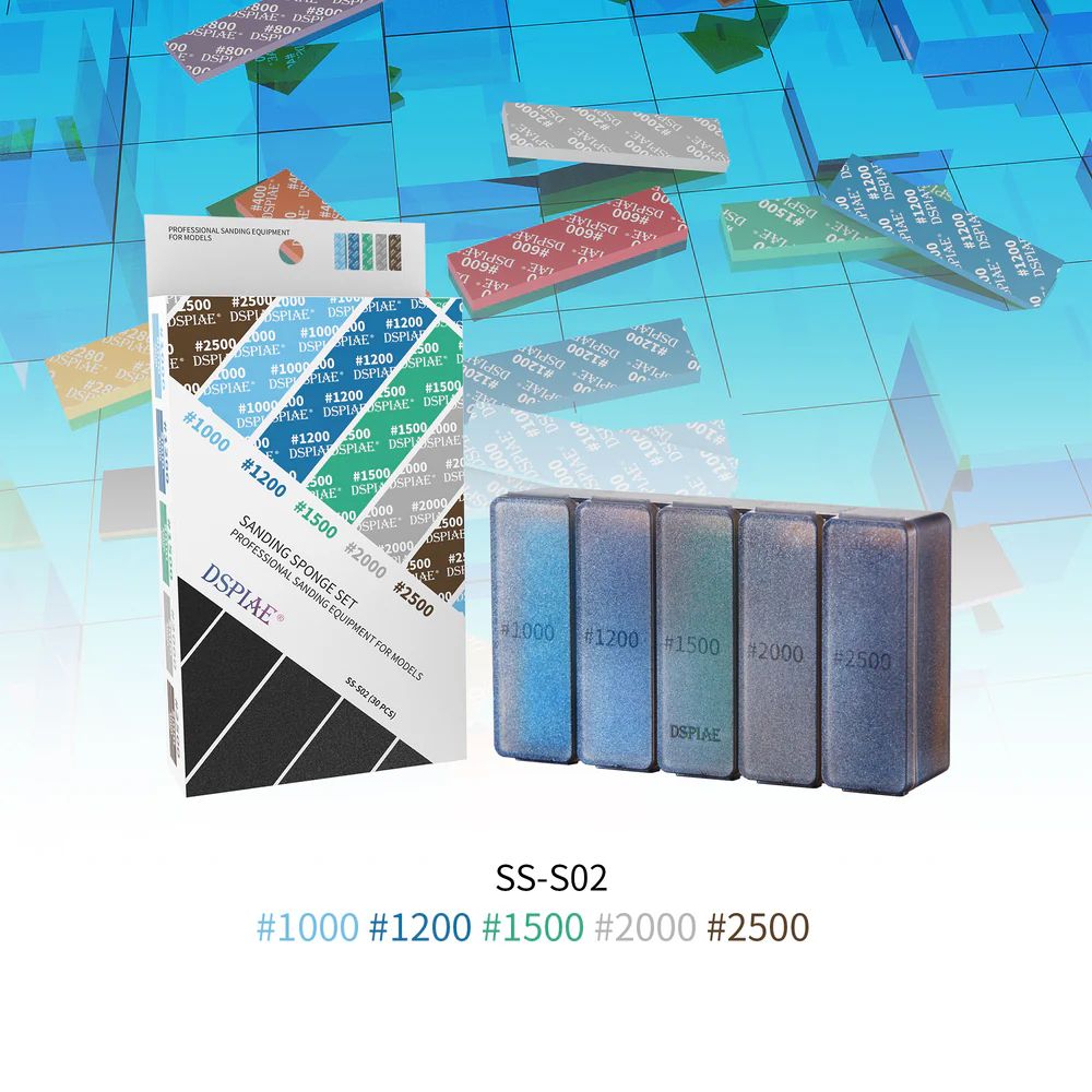 Dspiae - Fine Sponge Sanding Set (30pcs)