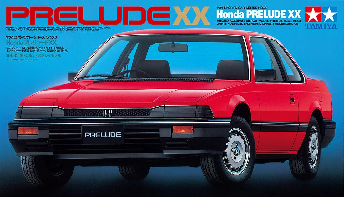 Tamiya 1/24 Cars - 1/24 Honda Prelude XX - 24032 - Product Image