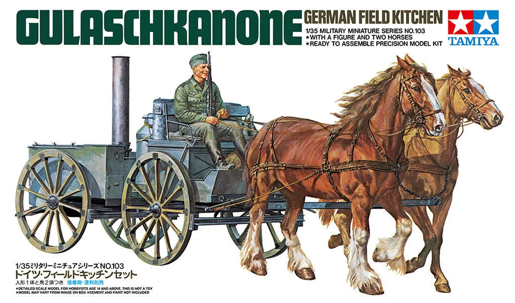 Tamiya 1/35 Military - 1/35 German Field Kitchen - 35103 - Product Image