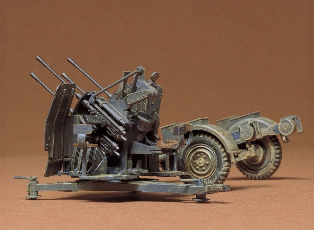 Tamiya 1/35 Military - German 2Cm Flakvierling 38 - 35091 - Product Image