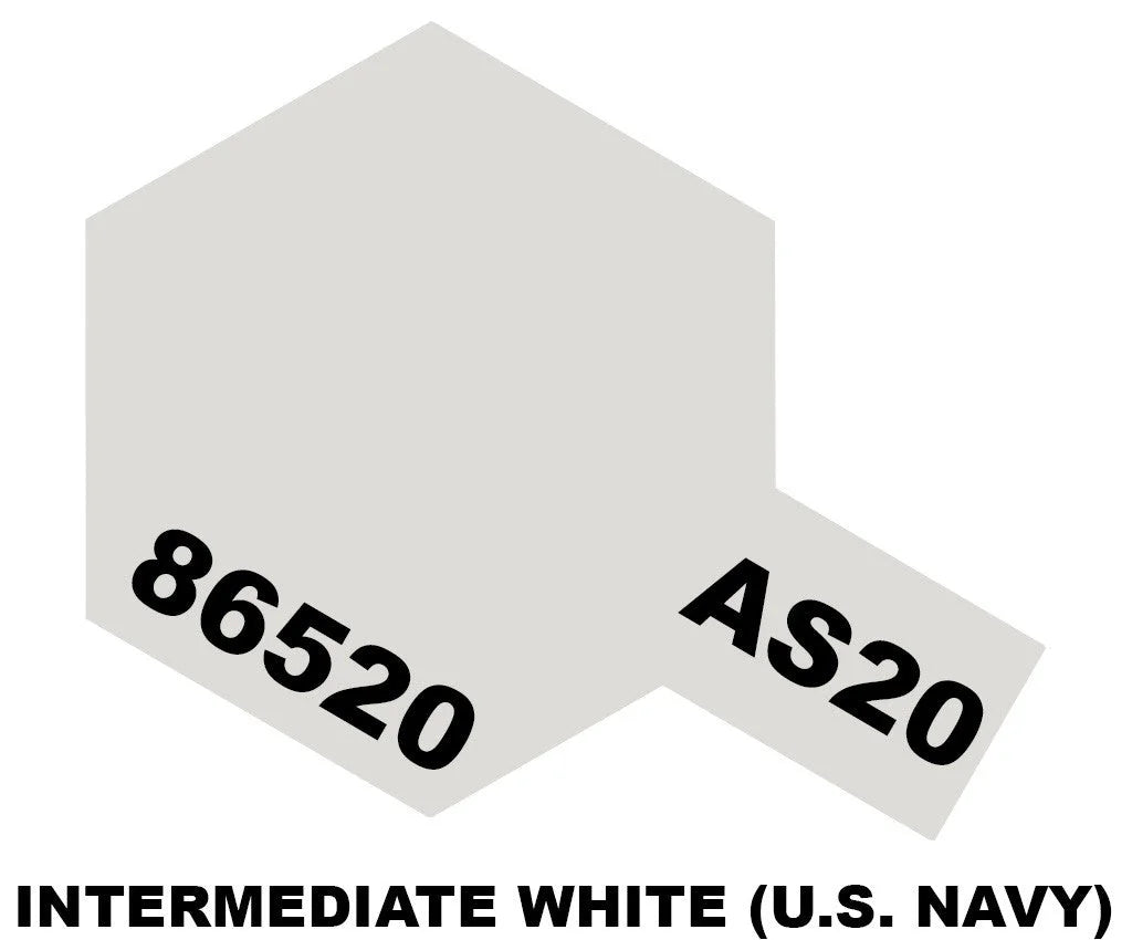 Tamiya AS Sprays - AS-20 Insignia White (U.S. Navy) - 86520 - Product Image