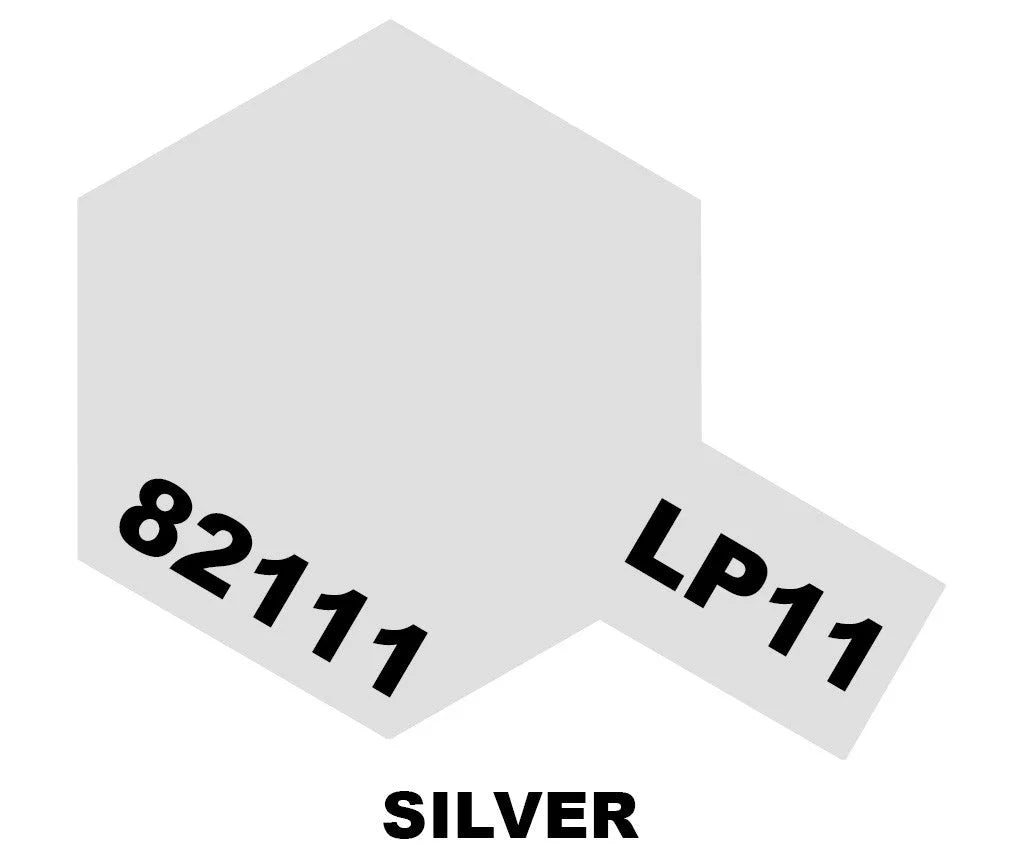 Tamiya LP Paint - LP-11 Silver - 82111 - Product Image