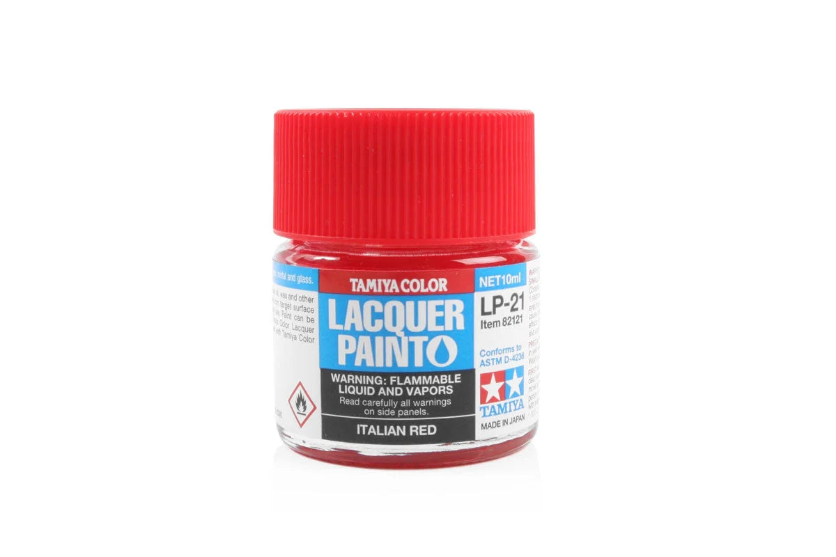 Tamiya LP Paint - LP-21 Italian Red - 82121 - Product Image