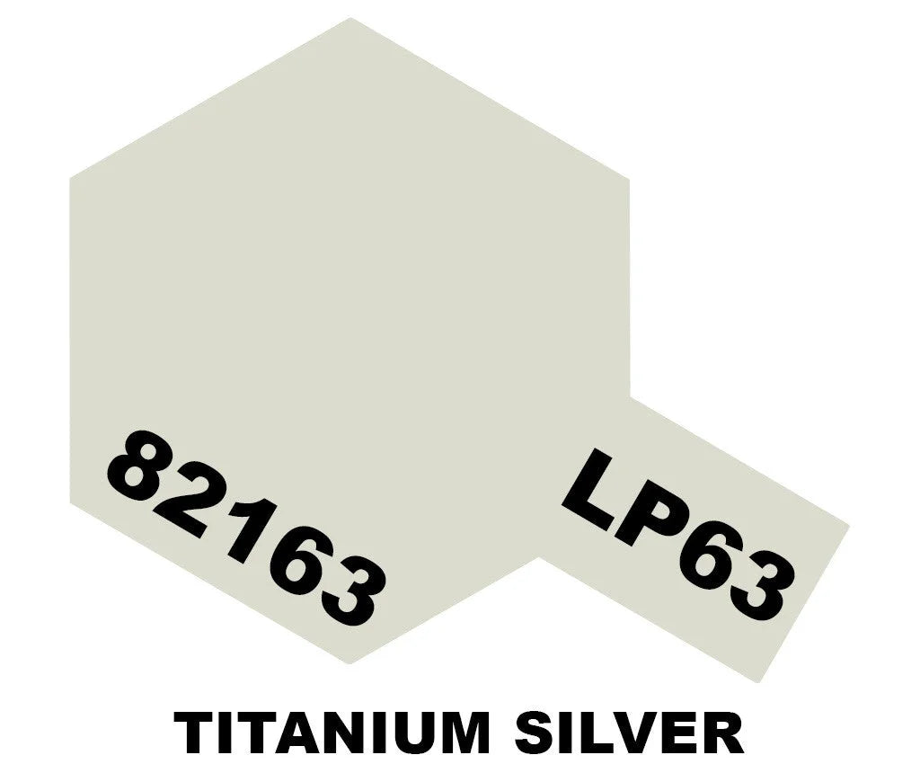 Tamiya LP Paint - LP-63 Titanium Silver - 82163 - Product Image