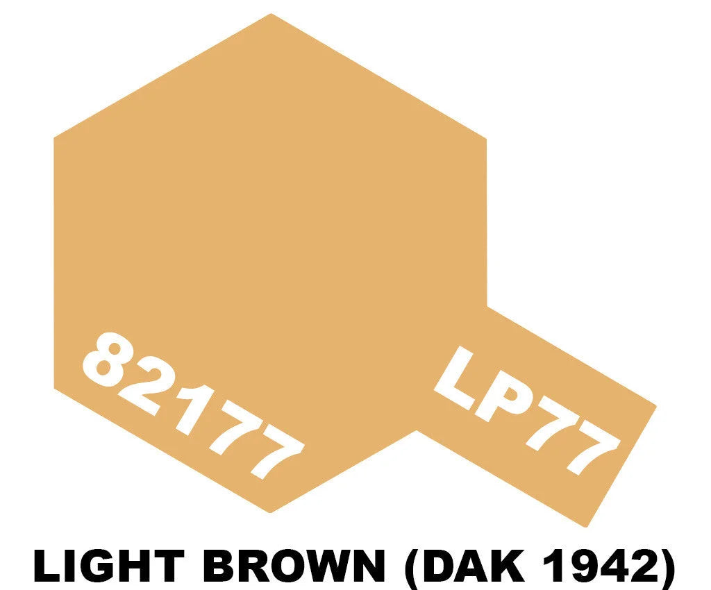 Tamiya LP Paint - LP-77 Light Brown (DAK 1942) - 82177 - Product Image