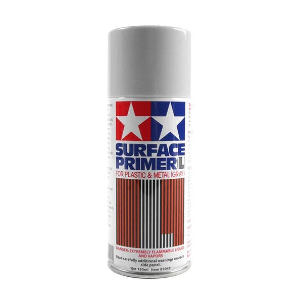 Tamiya TS Sprays - Surface Primer L Grey - 87042 - Product Image