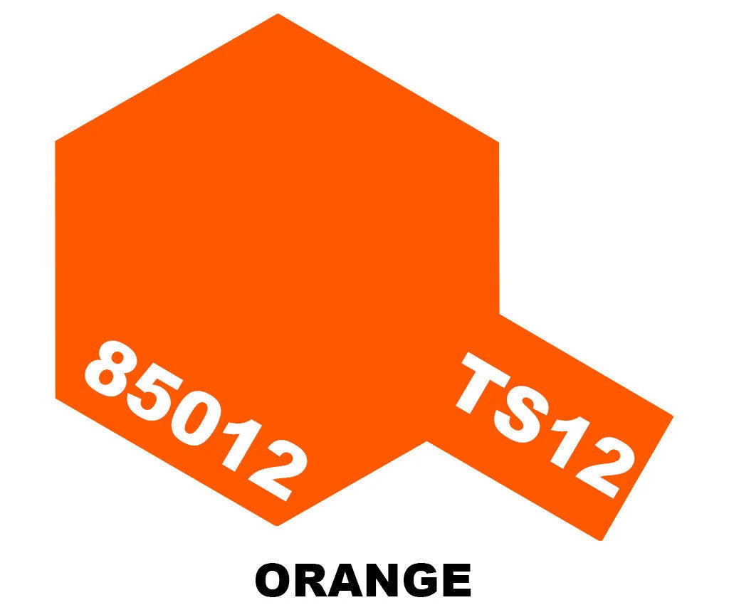 Tamiya TS Sprays - TS-12 Orange - 85012 - Product Image