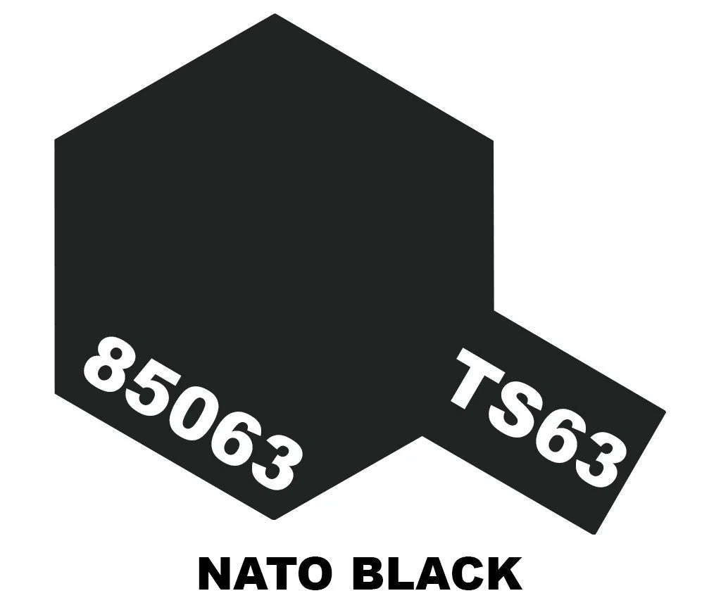 Tamiya TS Sprays - TS-63 NATO Black - 85063 - Product Image