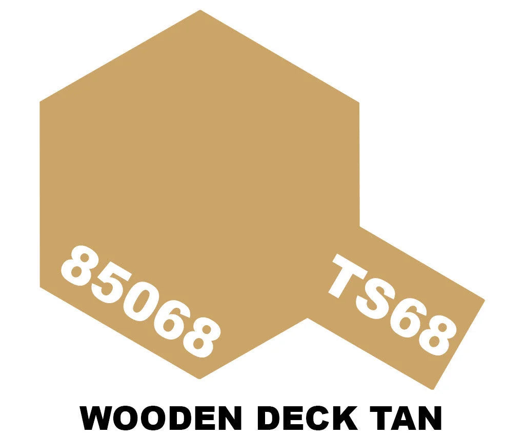 Tamiya TS Sprays - TS-68 Wooden Deck Tan - 85068 - Product Image