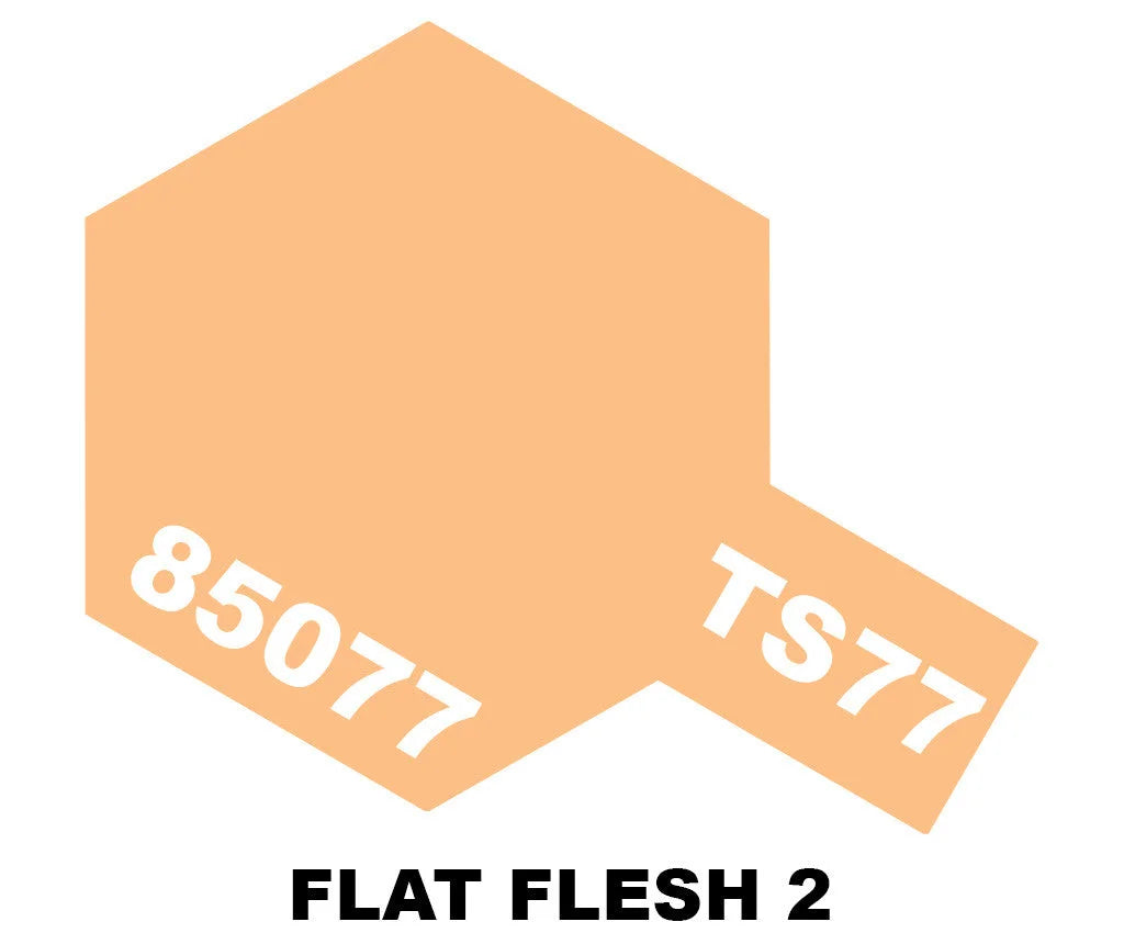 Tamiya TS Sprays - TS-77 Flat Flesh 2 - 85077 - Product Image
