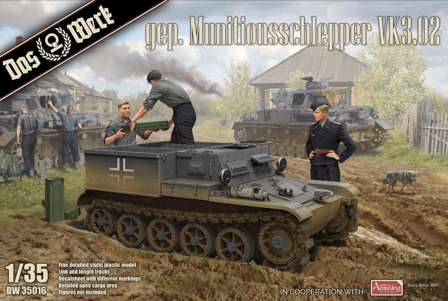 1/35 Das Werk - Gepanzerter Munitionsschlepper VK3.02