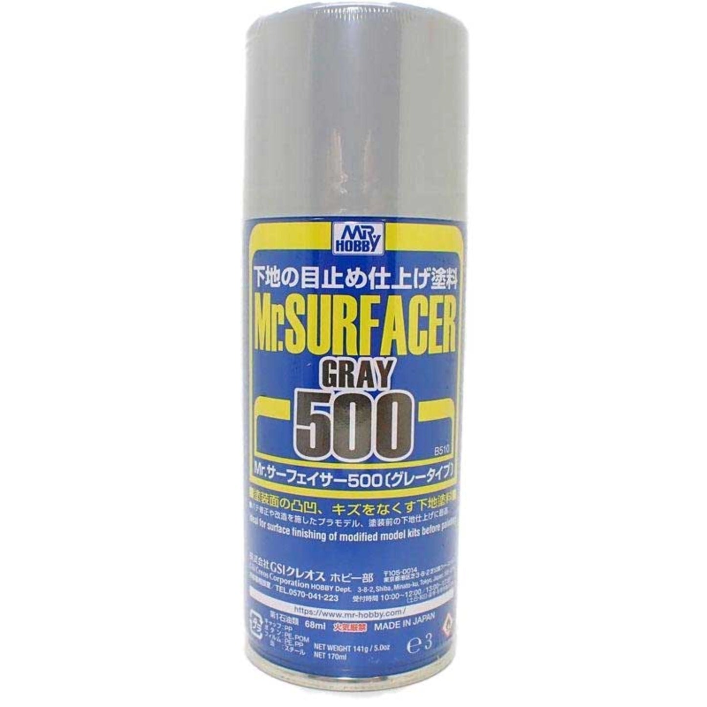 Mr. Hobby - Mr. Surfacer 500 Gray 170ml