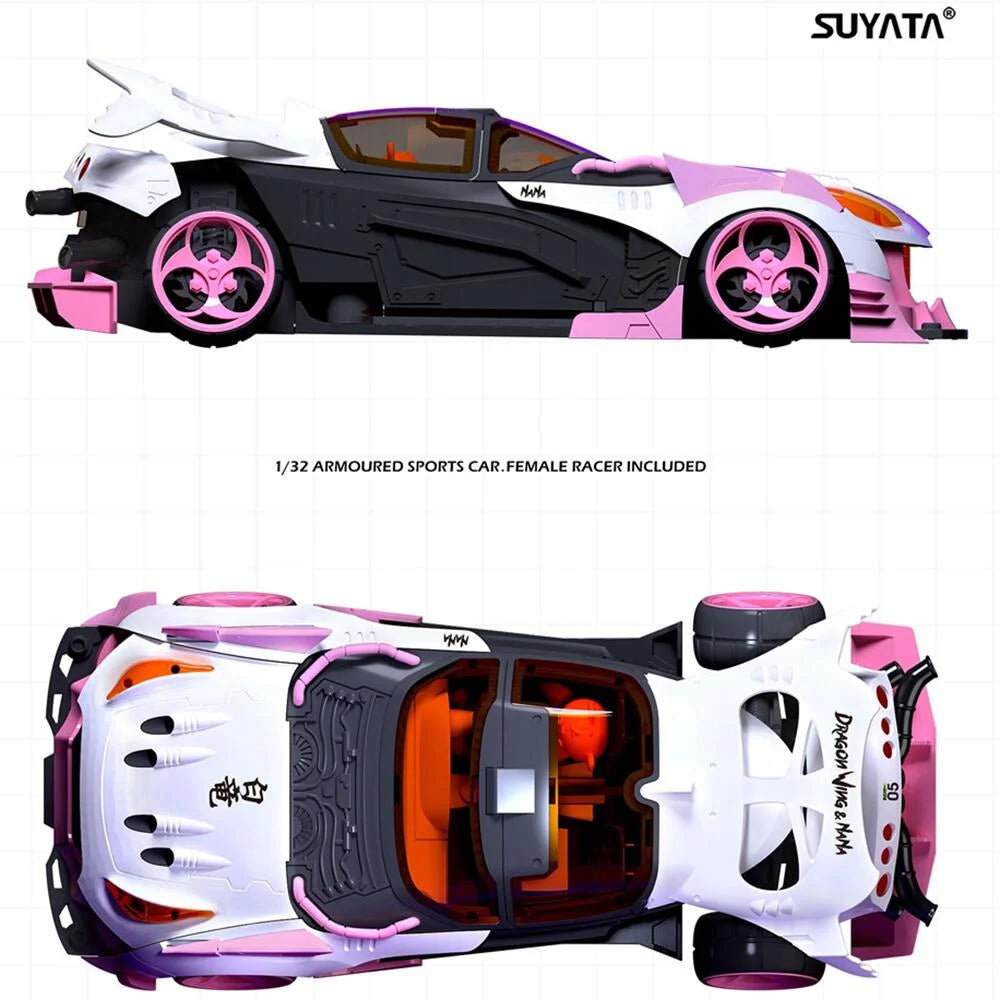 1/32 Suyata - Madness Of The Streets Dragon Wing & Nana Armoured Car & Figure