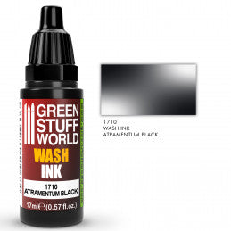 Green Stuff World - Wash Ink 1710 Atramentum Black