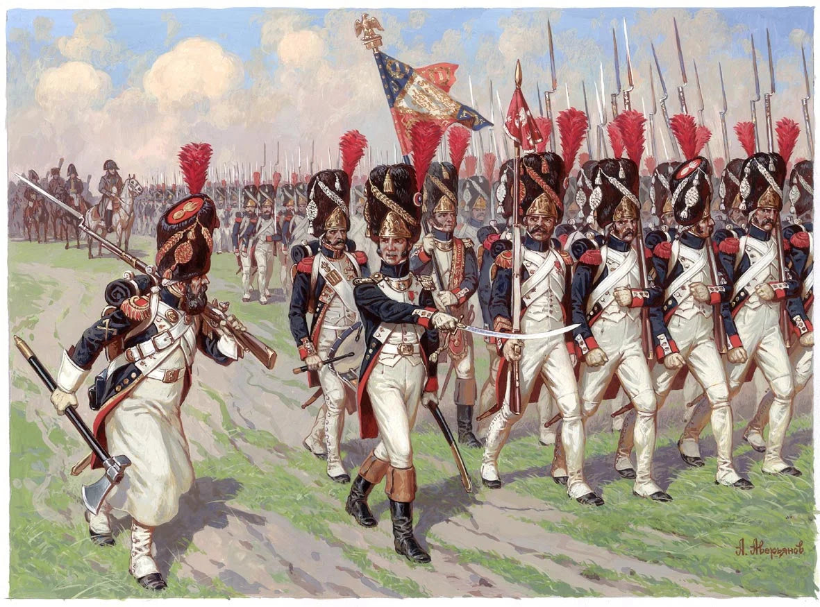 Zvezda 1/72 scale French Imperial Old Guard figure set Z8030