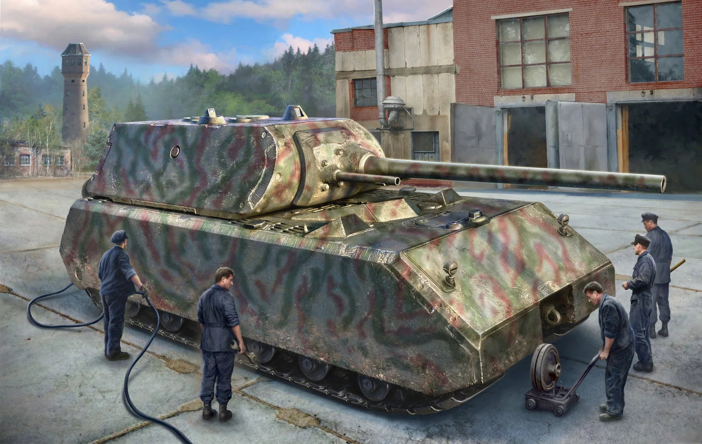 Zvezda 1/72 scale Pz.Kpfw.VIII Maus super heavy tank model kit Z5073