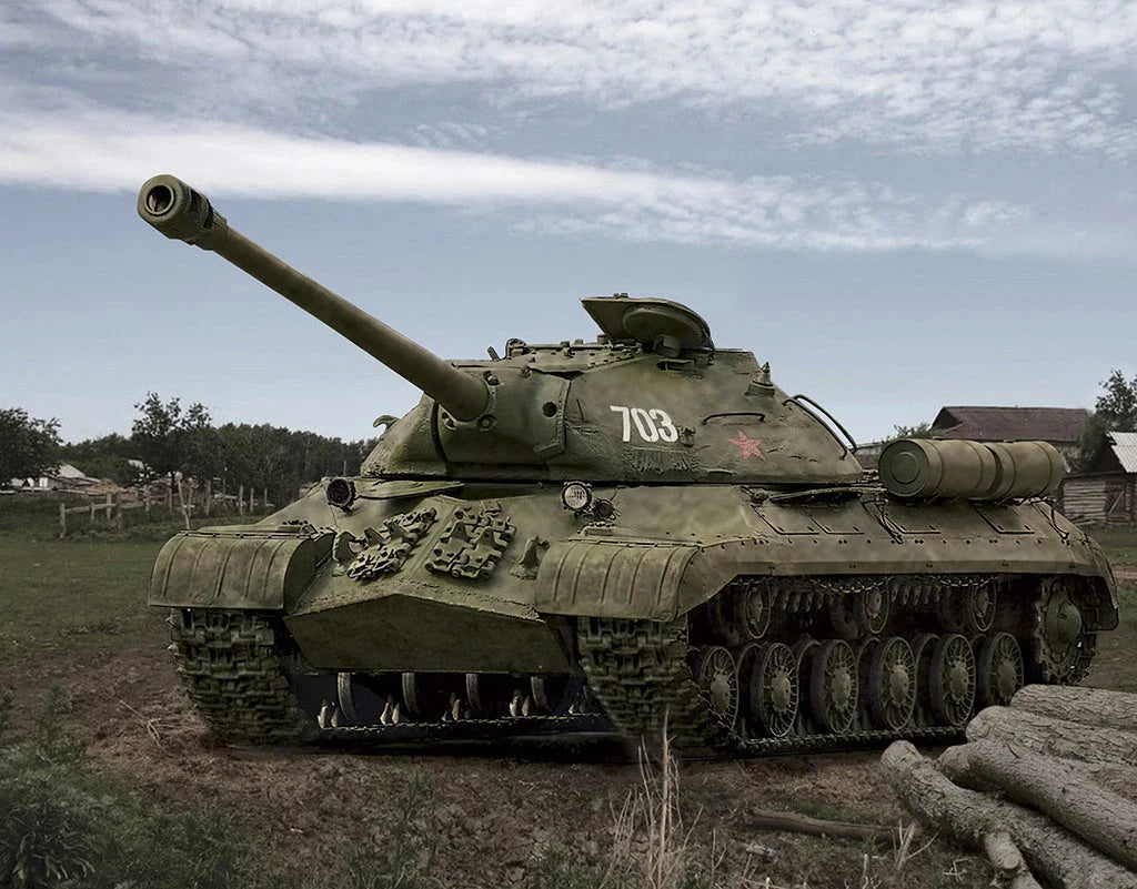 Zvezda 1/100 scale Soviet IS-3 heavy tank model kit Z6194, Art of Tactic range