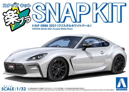 1/32 Aoshima - Snap Kit Toyota GR 86 White Pearl