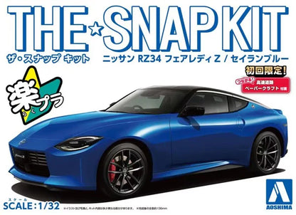 1/32 Aoshima - Snap Kit Nissan S30 Fairlady Z Blue with Custom Wheels