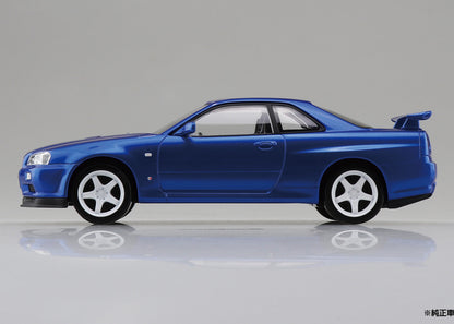 1/32 Aoshima - Snap Kit Nissan R34 Skyline GTR (Bayside Blue)