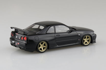 1/32 Aoshima - Snap Kit Nissan R34 Skyline GTR Custom Wheel Black Pearl