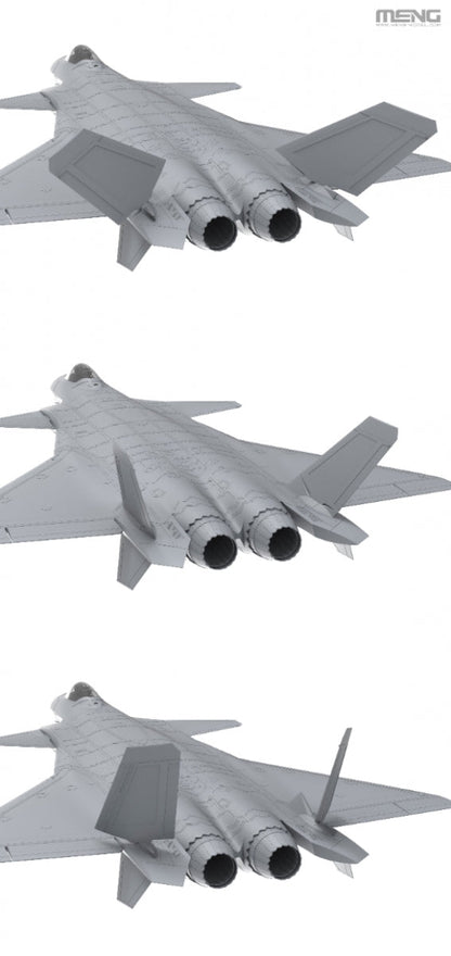 Meng 1/48 Chinese J-20 Stealth Fighter model kit LS-002, image 13