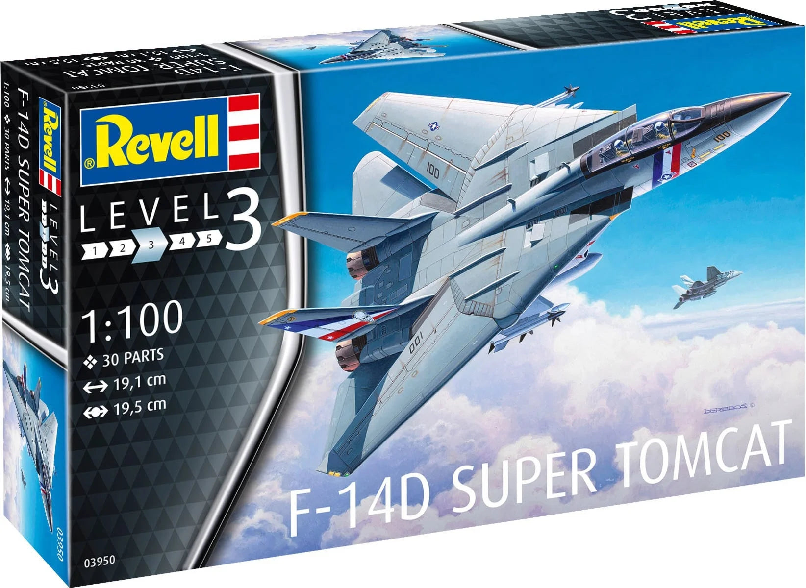 1/00 Revell - F-14D Super Tomcat - Product Image
