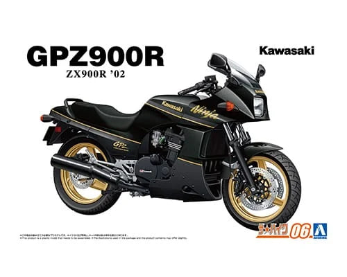 1/12 Aoshima - Kawasaki GPZ900R Ninja '02 - Product Image