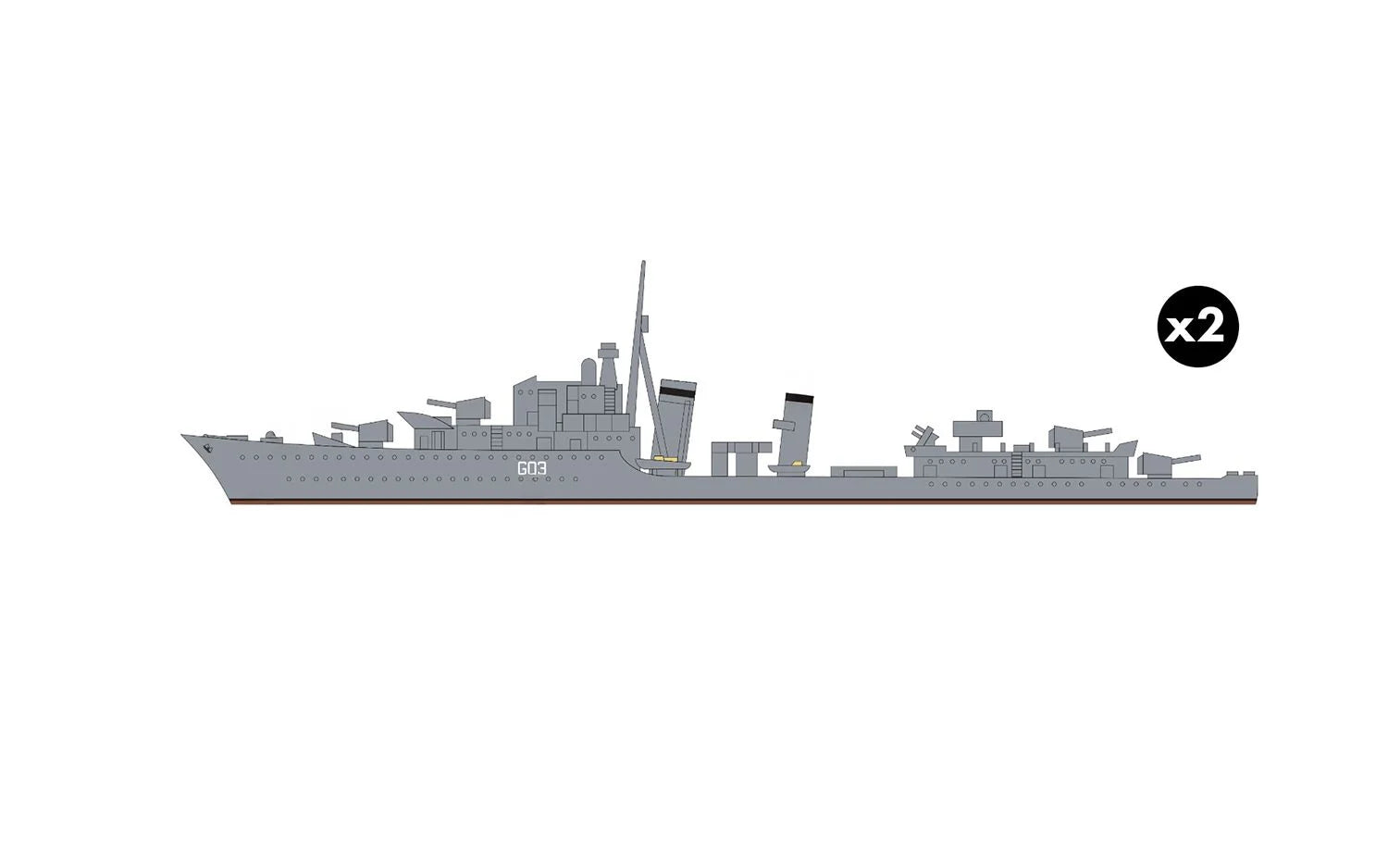 1/1200 Airfix - Sink The Bismarck! Seven Ship Gift Set (PRE-ORDER) - Product Image