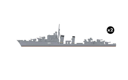 1/1200 Airfix - Sink The Bismarck! Seven Ship Gift Set (PRE-ORDER) - Product Image