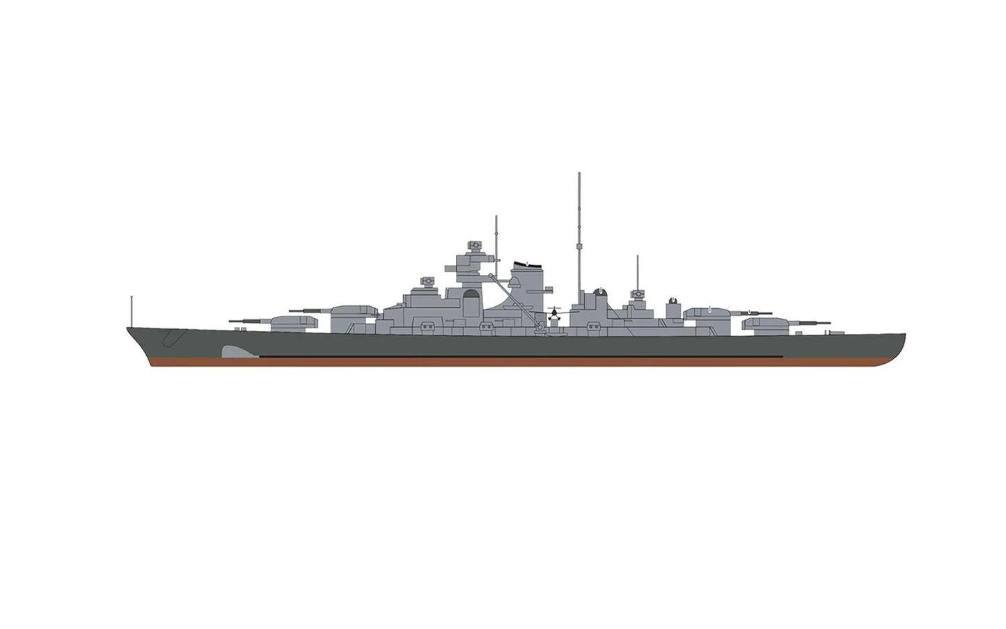 1/1200 Airfix - Sink The Bismarck! Seven Ship Gift Set (PRE-ORDER) - Product Image