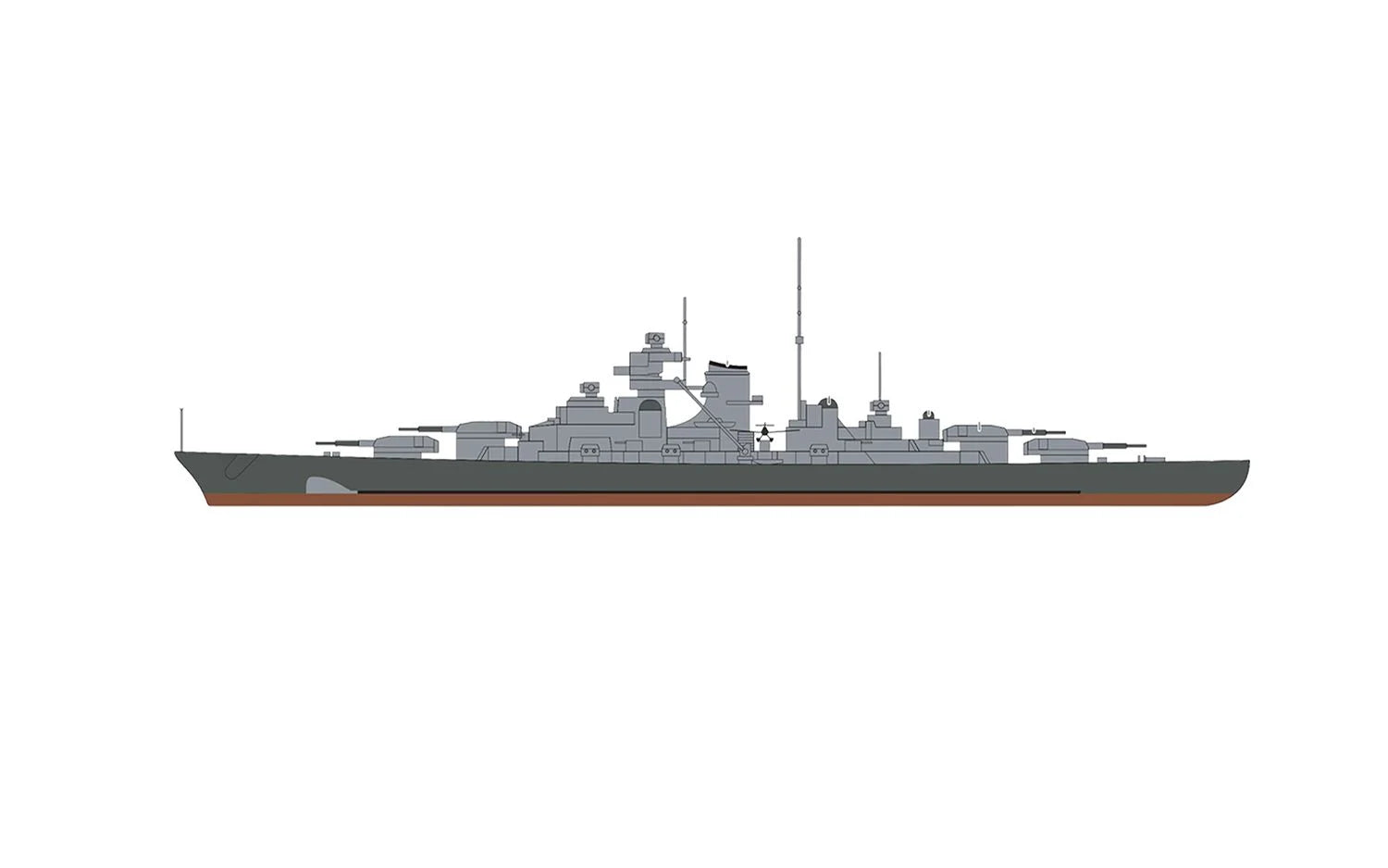 1/1200 Airfix - Sink The Bismarck! Seven Ship Gift Set (PRE-ORDER) - Product Image