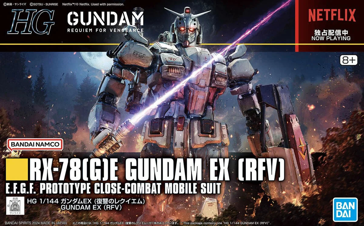 1/144 HG Bandai - Gundam EX (RFV Netflix) - Product Image