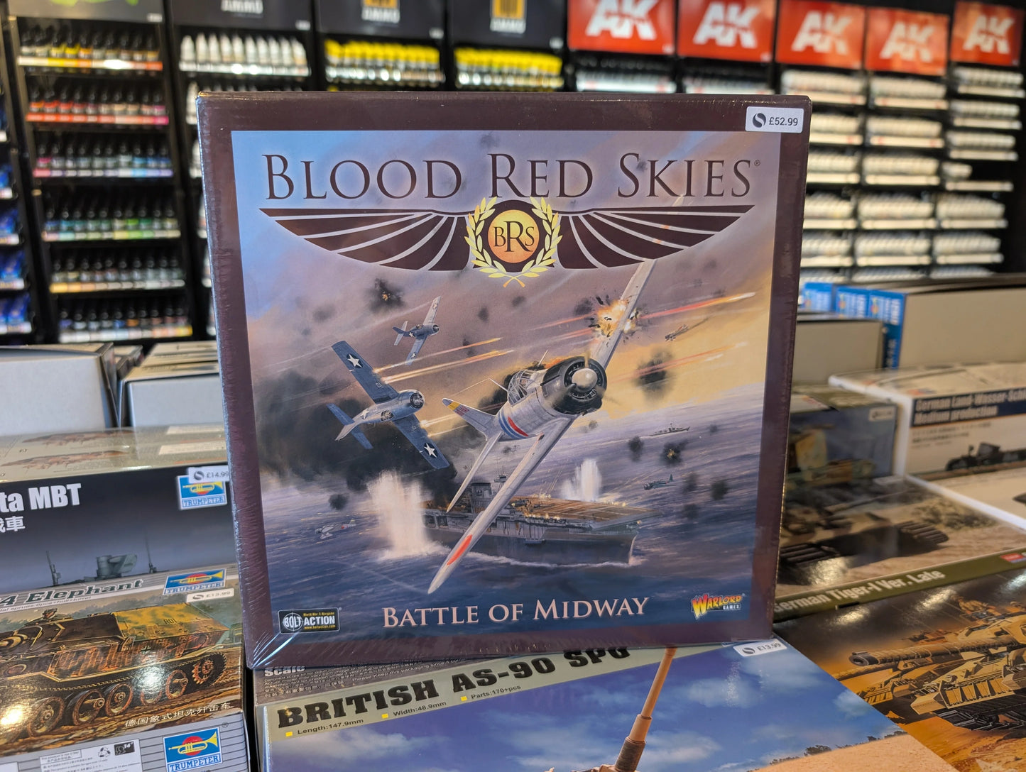 1/200 Bolt Action - Blood Read Skies: Battle of Midway Table Top Game - Product Image