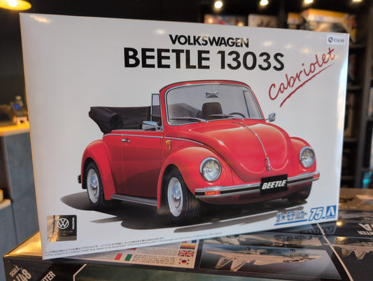 1/24 Aoshima - Volkswagen 15ADK Beetle 1303S Cabriolet '75 - Product Image
