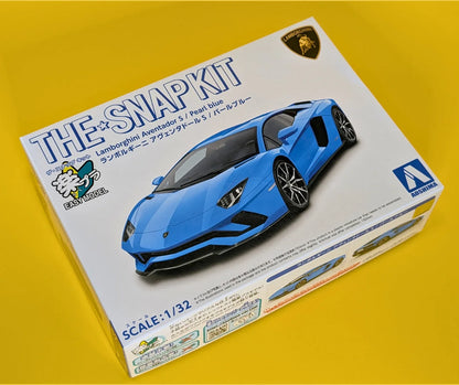 1/32 Aoshima - Snap Kit Lamborghini Aventador Pearl Blue - Product Image