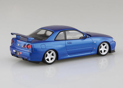 1/32 Aoshima - Snap Kit Nissan R34 Skyline GTR (Bayside Blue) - Product Image