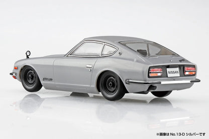 1/32 Aoshima - Snap Kit Nissan S30 Fairlady Z Silver with Custom Wheels - Product Image