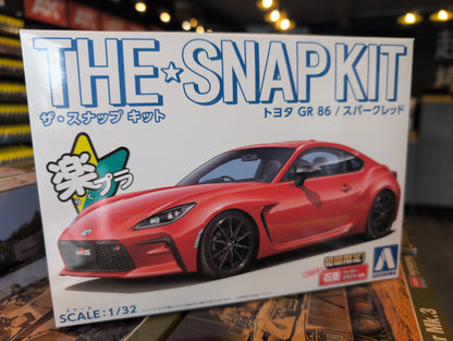 1/32 Aoshima - Snap Kit Toyota GR 86 Spark Red - Product Image
