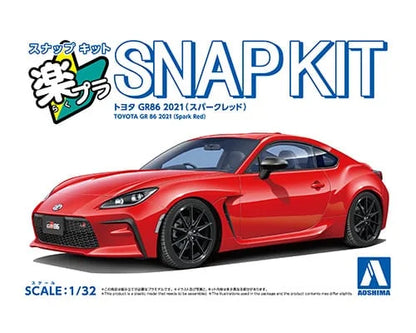 1/32 Aoshima - Snap Kit Toyota GR 86 Spark Red - Product Image