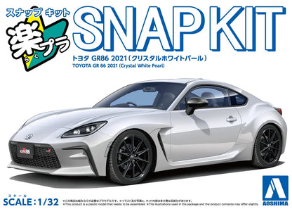 1/32 Aoshima - Snap Kit Toyota GR 86 White Pearl - Product Image