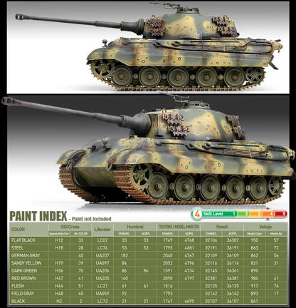 1/35 Academy - German Army King Tiger "Last Production" Heavy Tank - Product Image