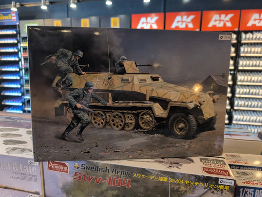 1/35 Academy - German Army SdKfz 251/1 Ausf C Half-Track Armoured Personnel Carrier - Product Image