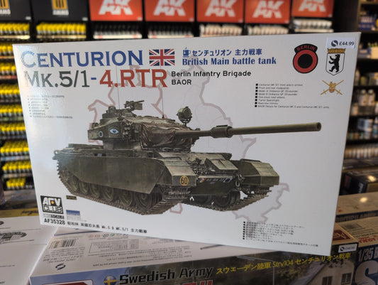 1/35 AFV CLUB - British Army Centurion Tank Mk 5/1 4 RTR Berlin Infantry Brigade BAOR - Product Image