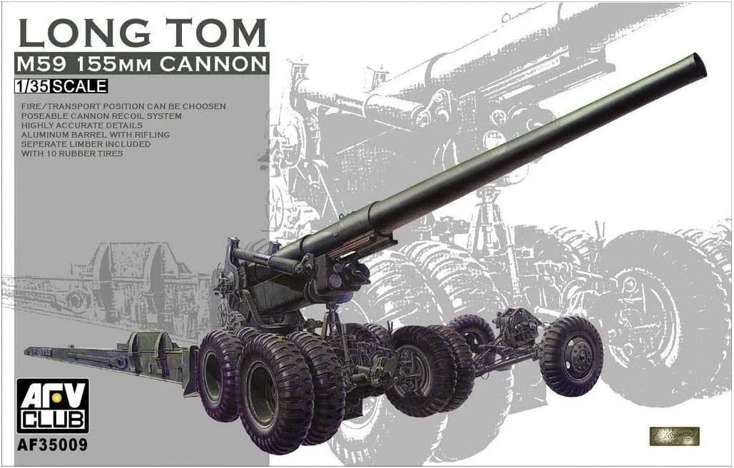 1/35 AFV Club - M59 155mm Long Tom Cannon - Product Image