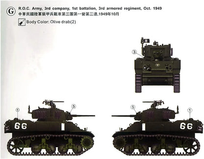 1/35 AFV Club - US Army M5A1 Stuart Light Tank (Early) Bear of Kinmen - Product Image