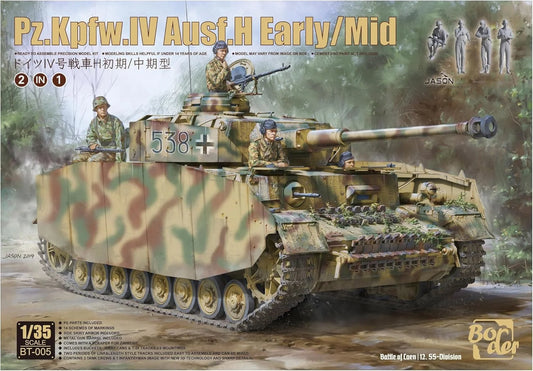 1/35 Border Model - Pz.Kpfw.IV AUSF.H Early/Mid 2 in 1 - Product Image
