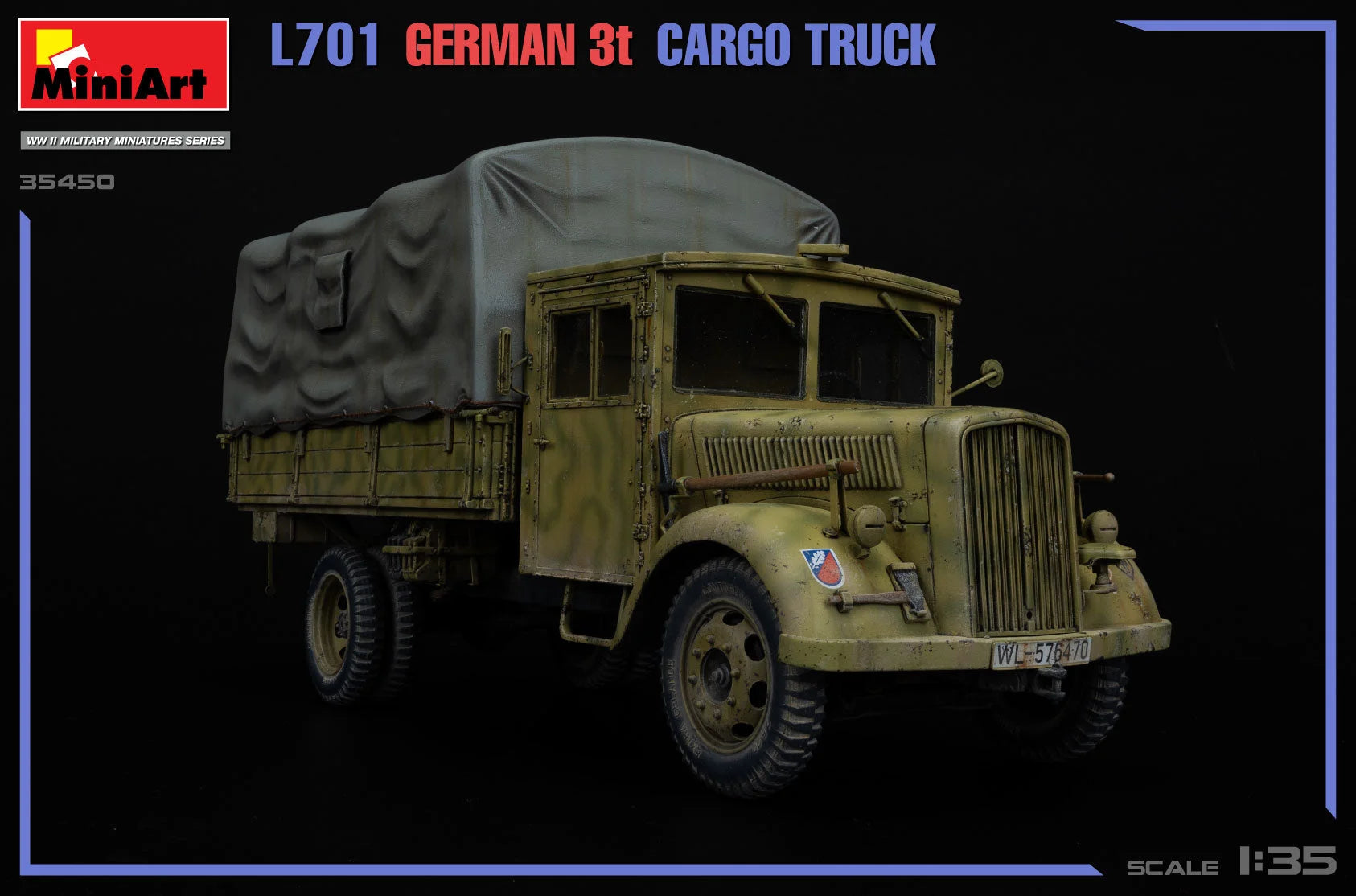 1/35 MiniArt - 3t Cargo Truck L701 35450 - Product Image