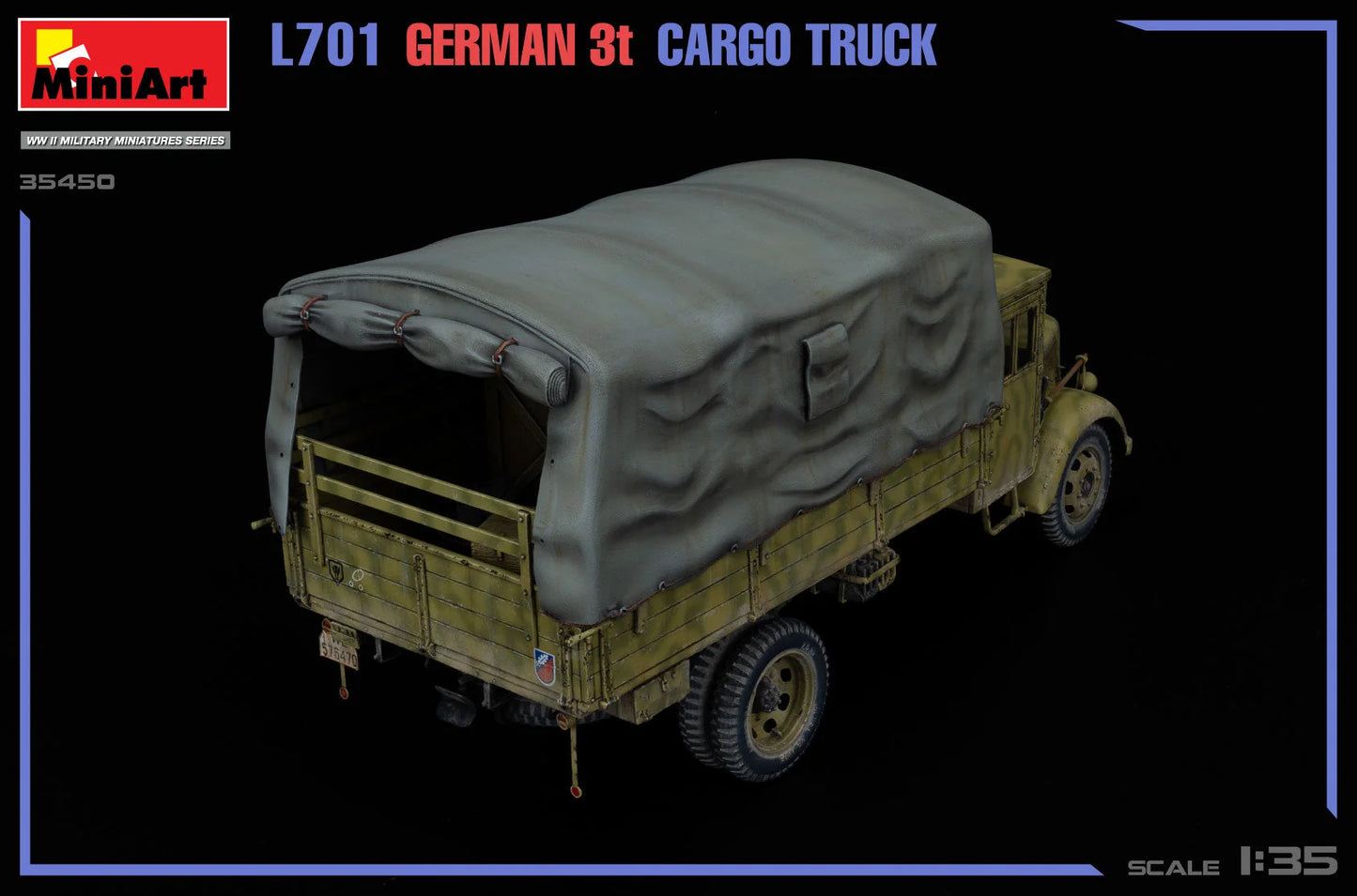 1/35 MiniArt - 3t Cargo Truck L701 35450 - Product Image
