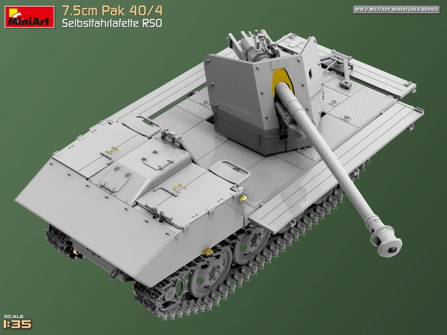1/35 MiniArt - 7.5cm PaK 40/4 Selbstfahrlafette RSO 35483 - Product Image
